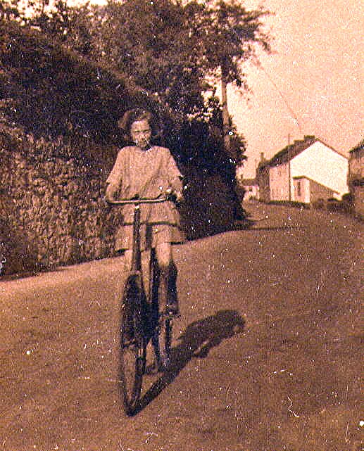 kathleen on bike